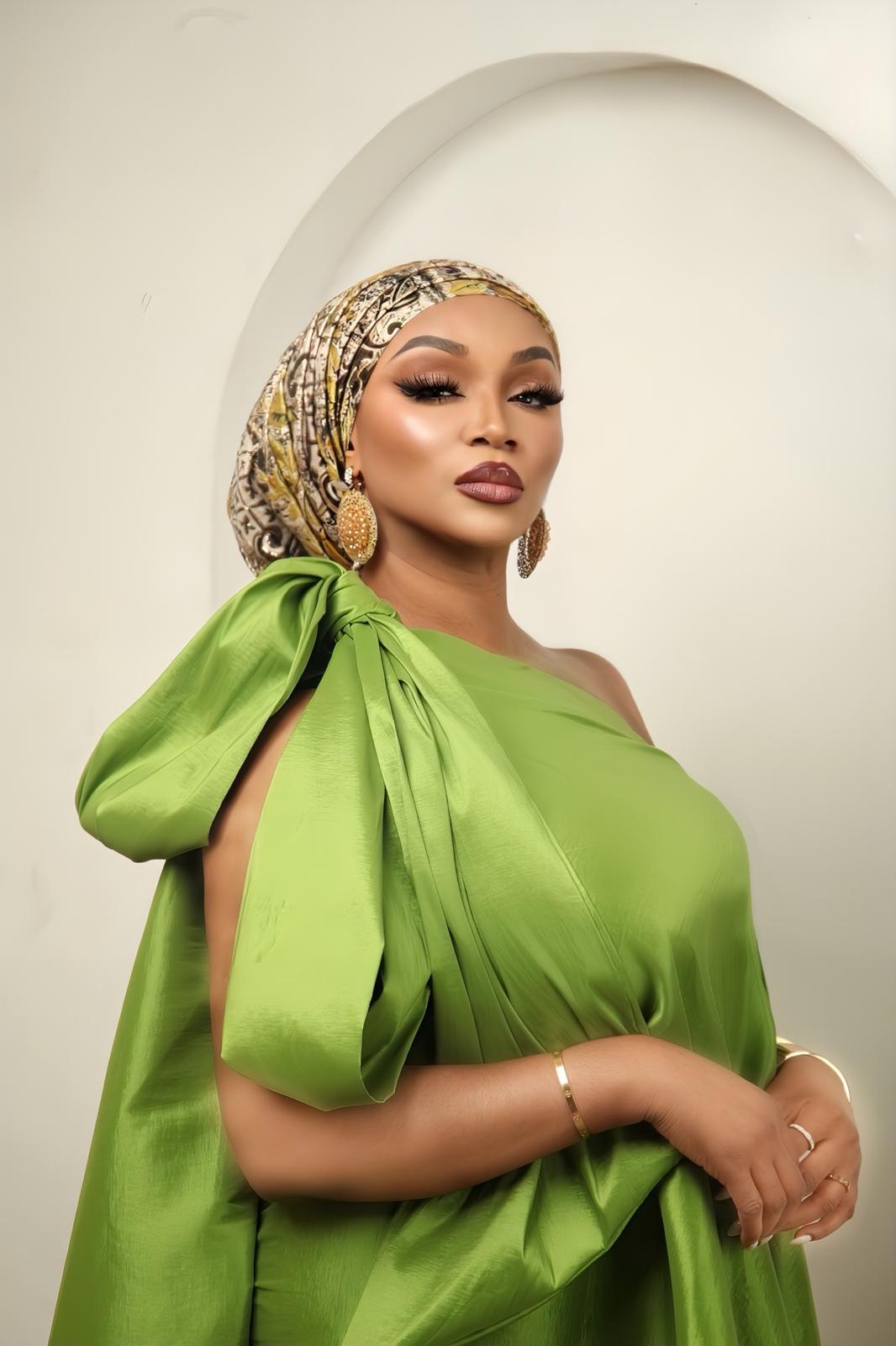 green maxi dress assymetric